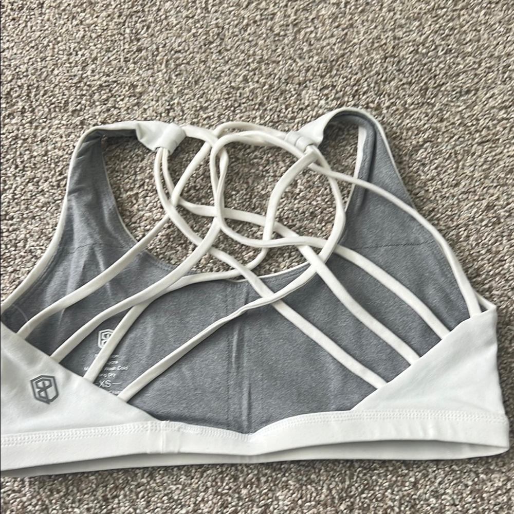 Born Primitive White Vitality Sports Bra - Picture 3 of 5
